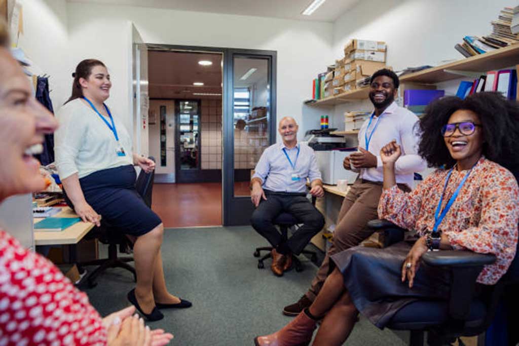 Teachers Collaborating during a proficientED Professional Learning session.